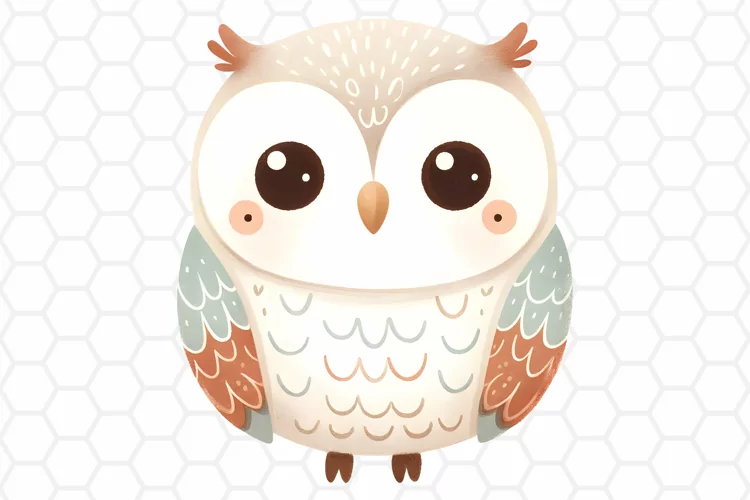 Cute Watercolor Owl Clipart | Owl PNG Design