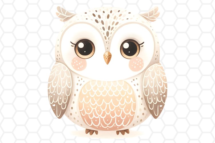 Cute Watercolor Owl Clipart Owl PNG Design