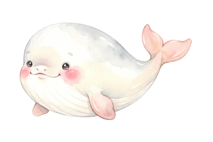 Cute Whale Png| Cute Mermaid Png
