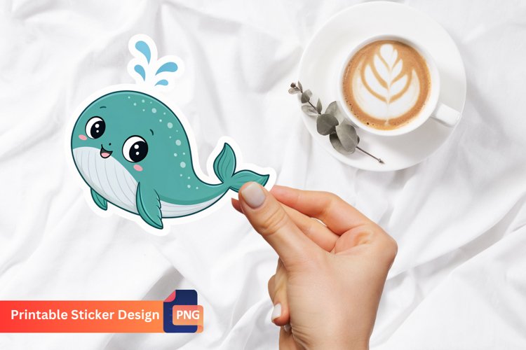 Blue Whale Clipart Image 9
