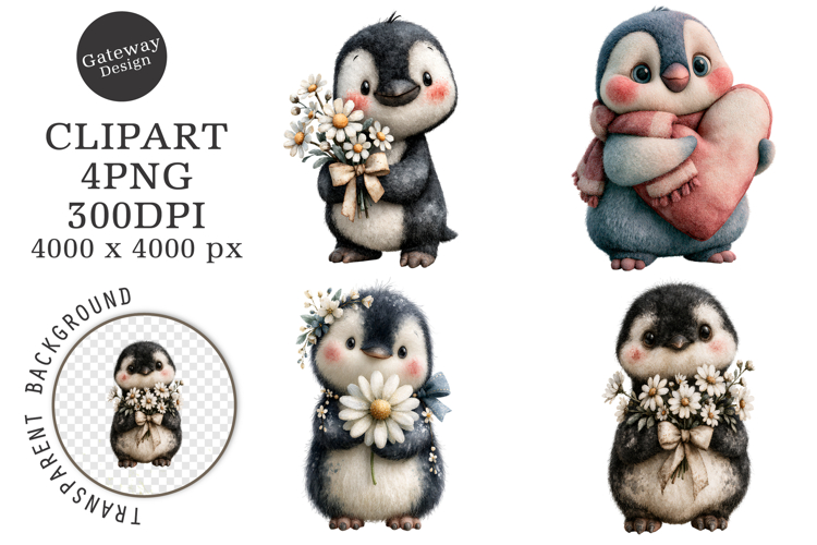 Penguin Clipart Image 2