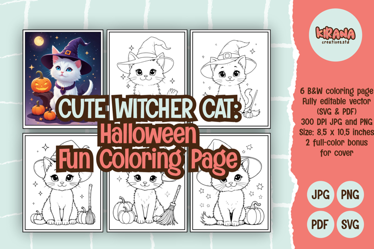 Spooky Coloring Pages Image 4