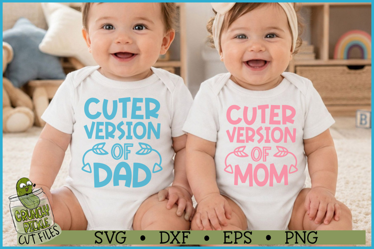 Cuter Version of Mom and Dad SVG Files