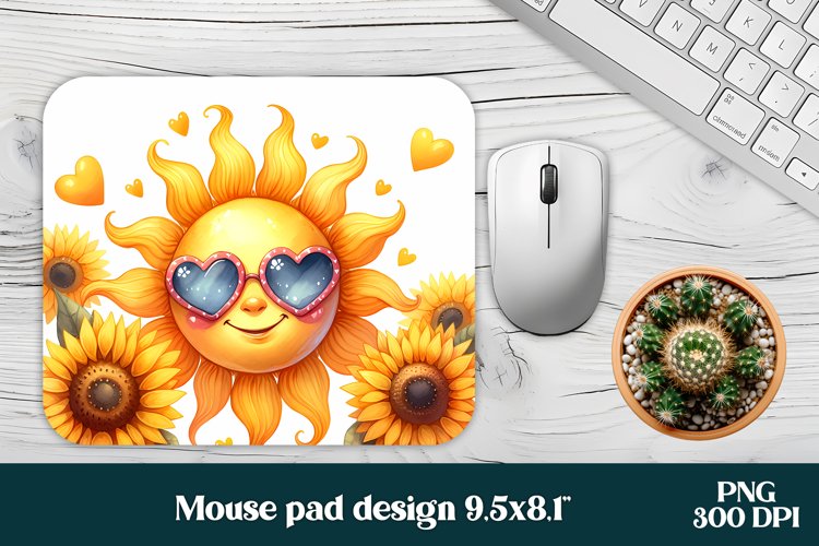 Summer mouse pad | Mousepad | Sunshine sublimation