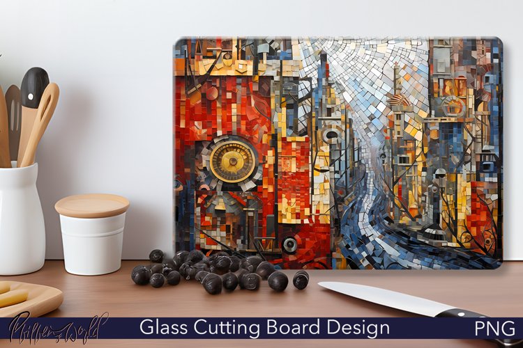 Glass Cutting Board Design | Industrial City