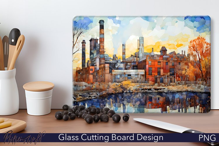 Glass Cutting Board Design | Industrial Landscape
