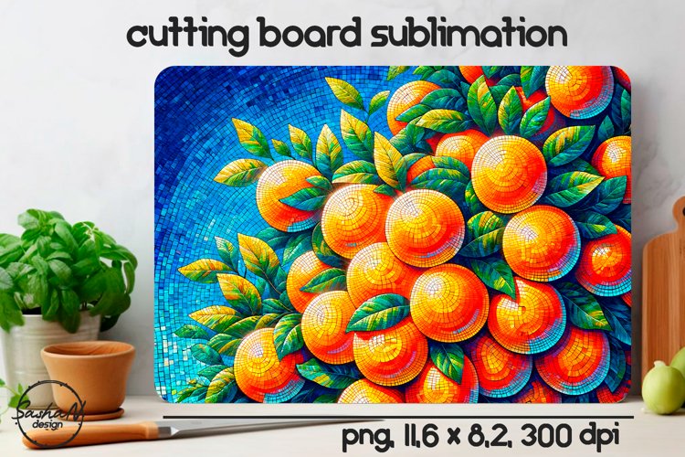 Orange cutting board designs example image 1