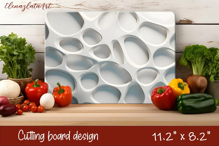 3d wooden cutting board Sublimation | Kitchen cutting board