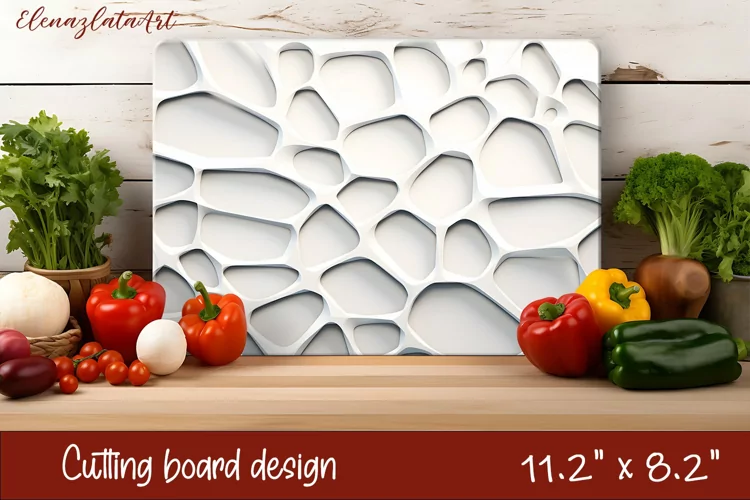 3d wooden cutting board Sublimation | Kitchen cutting board