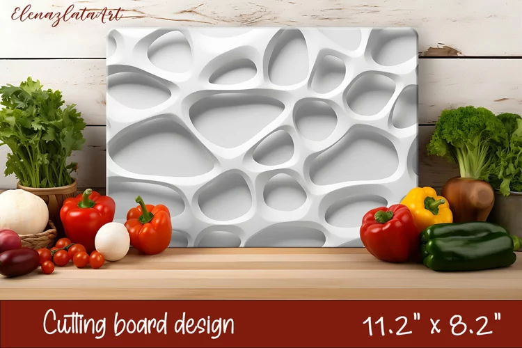 3d wooden cutting board Sublimation | Kitchen cutting board