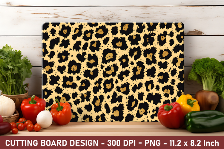 Leopard Print Cutting Board | Cutting Board Png