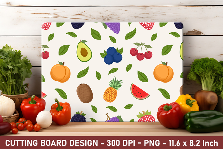 Summer Fruit Cutting Board | Cutting Board Png