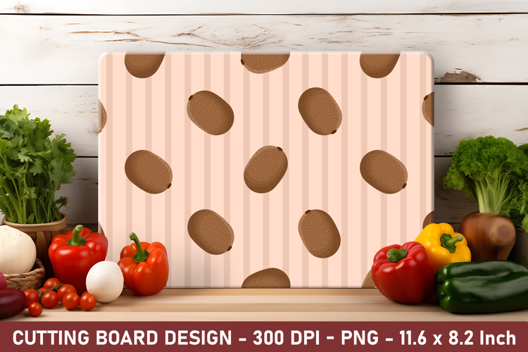 Kiwi Stripe Cutting Board | Cutting Board Png example image 1