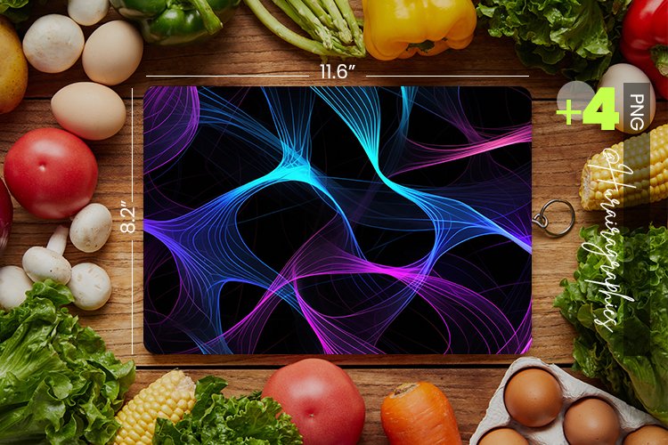 Neon Cutting Board Design - 04 Variations example image 1
