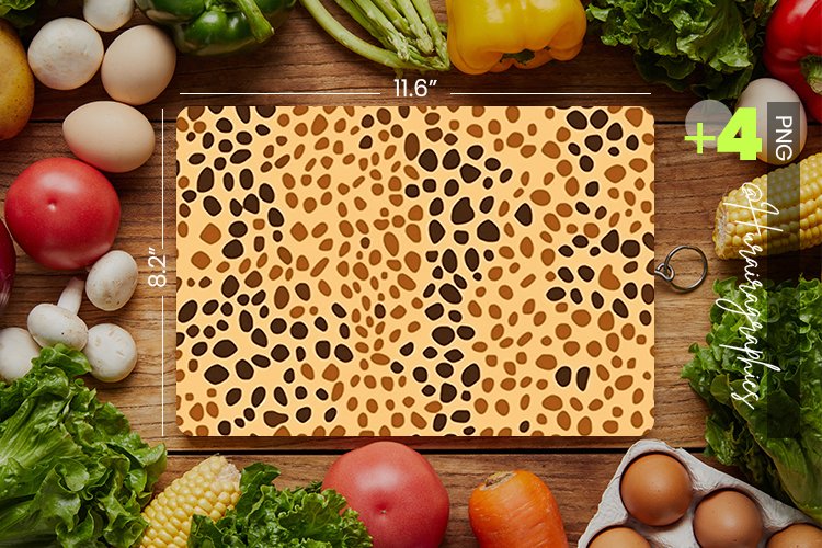 Leopard Cutting Board Design - 04 Variations