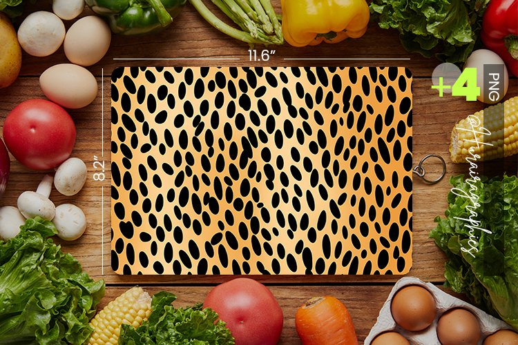 Leopard Cutting Board Design - 04 Variations