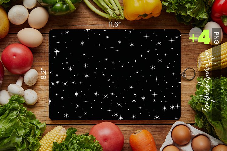 Starry Night Cutting Board Design - 04 Variations