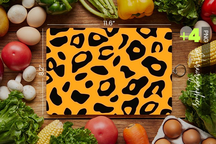 Leopard Cutting Board Design - 04 Variations