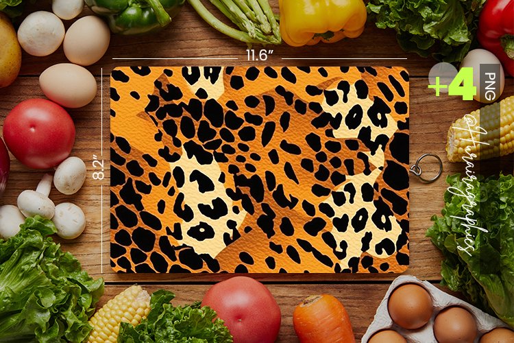 Leopard Cutting Board Design - 04 Variations