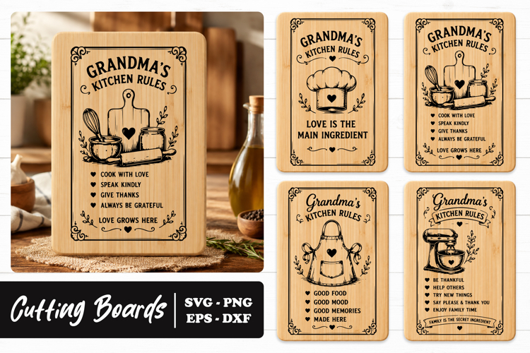 Kitchen Cutting Board Svg Image 12