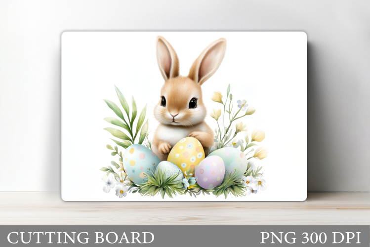 Easter Bunny Cutting Board. Easter Cutting Board Sublimation