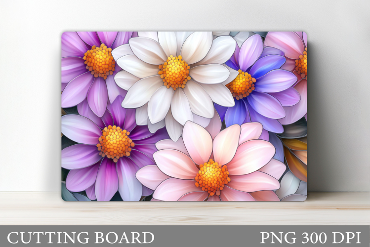 Flowers Cutting Board. Floral Cutting Board Sublimation