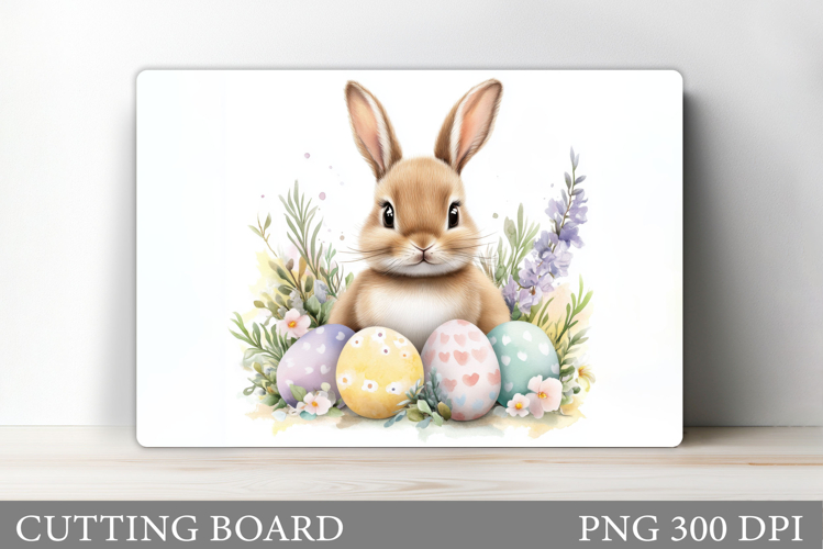 Easter Bunny Cutting Board. Easter Cutting Board Sublimation