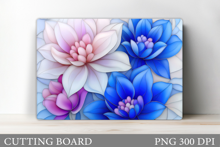 Floral Cutting Board Design. Flowers Cutting Board