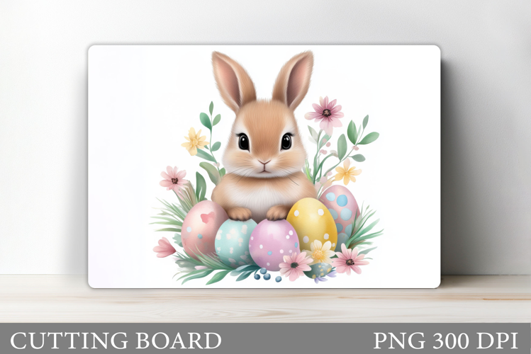Easter Bunny Cutting Board. Easter Cutting Board Sublimation