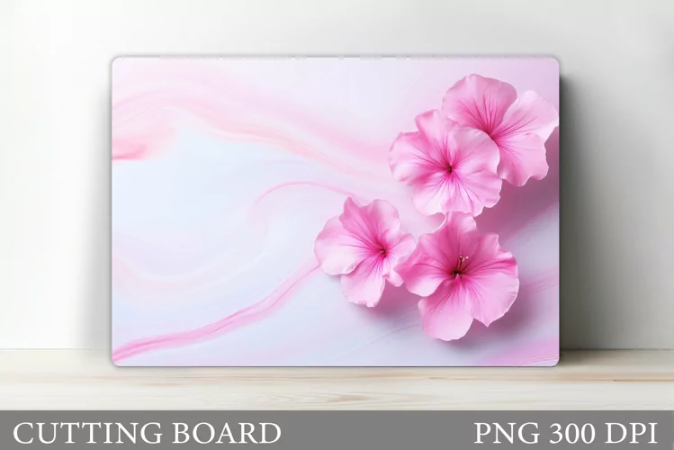 Flowers Cutting Board. Floral Cutting Board Design