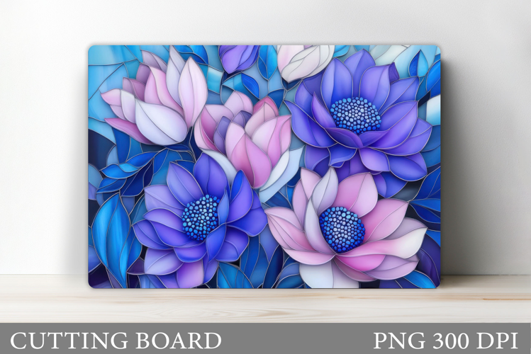 Floral Cutting Board Design. Flowers Cutting Board