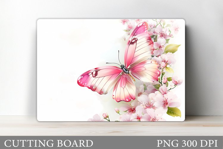 Butterfly Cutting Board. Flower Cutting Board Sublimation
