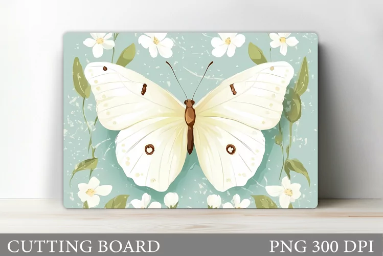 Butterfly Cutting Board. Flower Cutting Board Sublimation