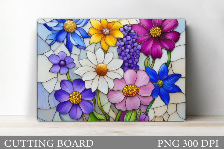 Flowers Cutting Board. Floral Cutting Board Sublimation