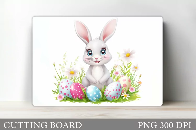 Easter Bunny Cutting Board. Easter Cutting Board Design