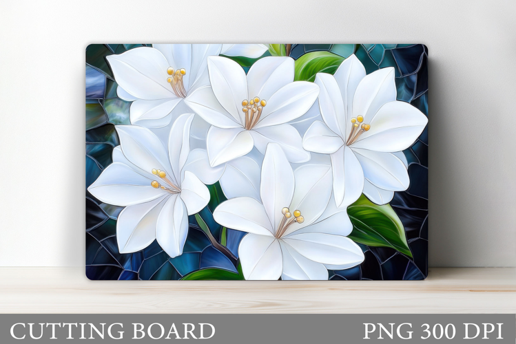 Floral Cutting Board Design. Flowers Cutting Board