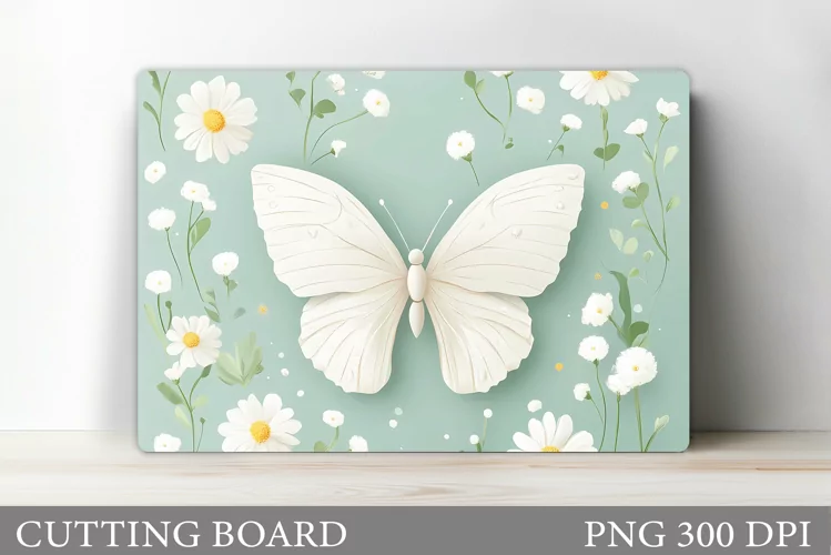 Butterfly Cutting Board Design. Butterfly Sublimation
