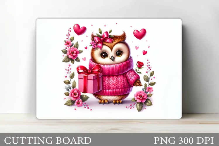 Cute Owl Cutting Board Design. Owl Kitchen Cutting Board