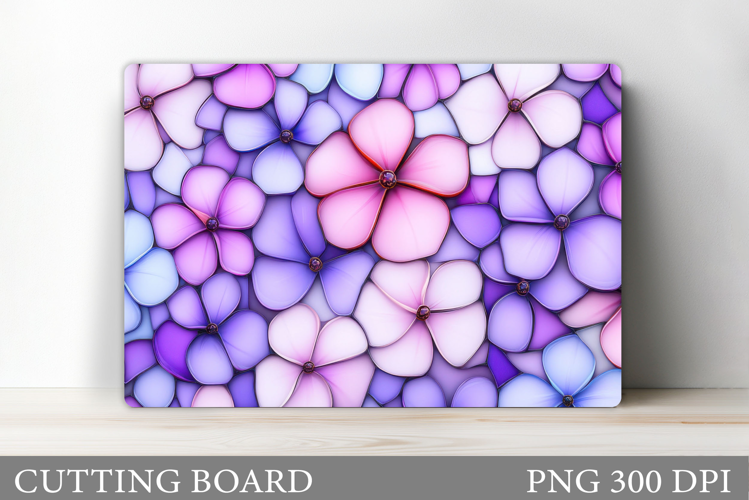 Flowers Cutting Board. Floral Cutting Board Sublimation