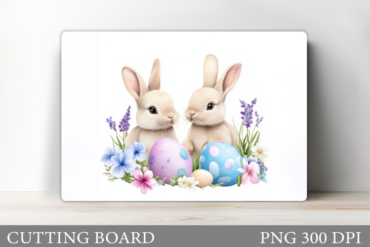 Easter Bunny Cutting Board. Easter Cutting Board Sublimation
