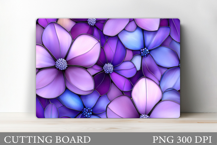 Floral Cutting Board Design. Flowers Cutting Board