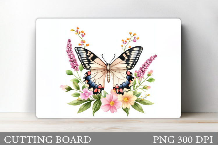 Butterfly Cutting Board Design. Butterfly Sublimation