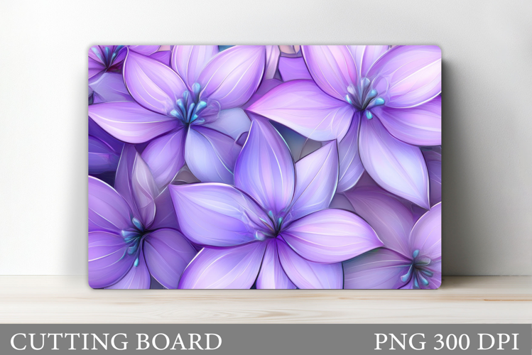 Flowers Cutting Board. Floral Cutting Board Sublimation