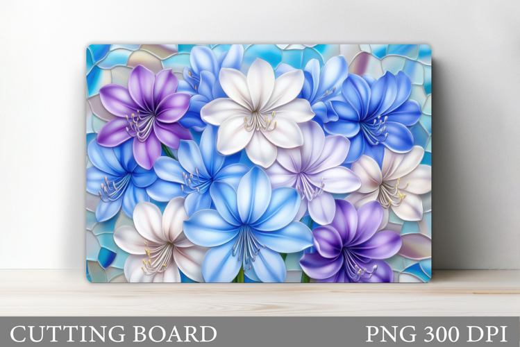 Flowers Cutting Board. Floral Cutting Board Sublimation