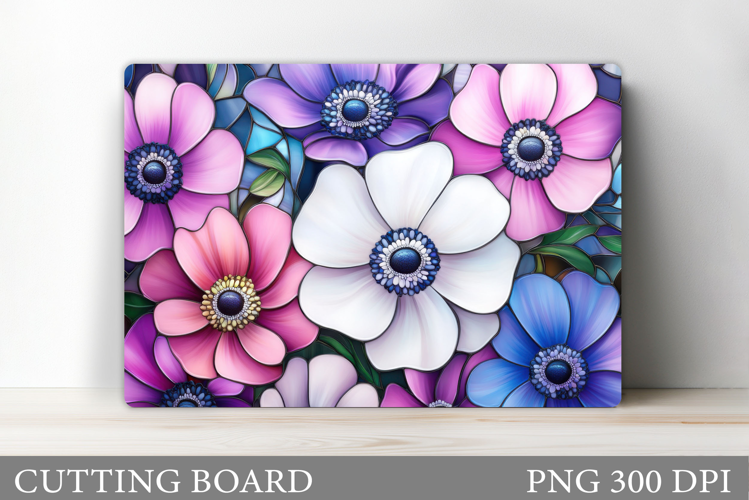 Floral Cutting Board Design. Flowers Cutting Board