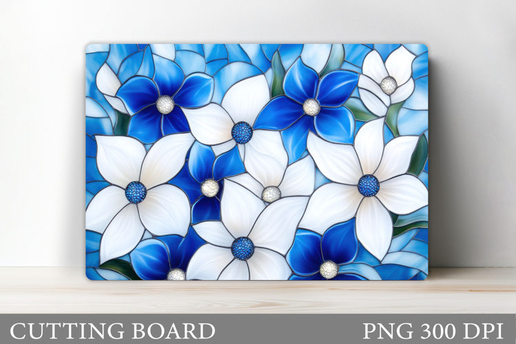 Floral Cutting Board Design. Flowers Cutting Board
