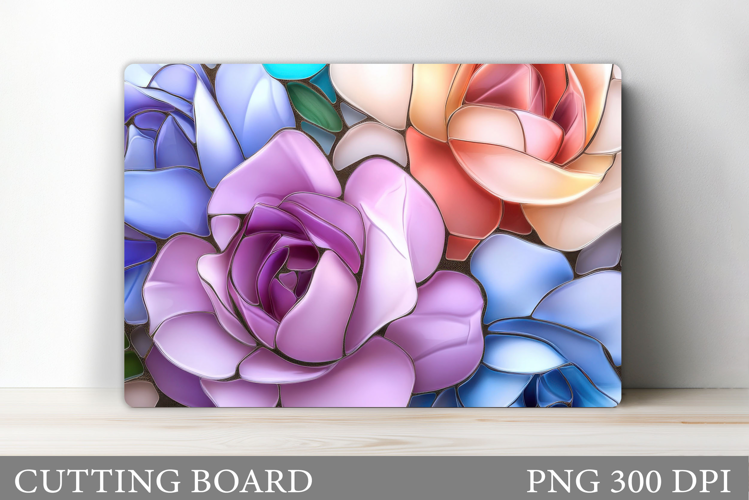 Roses Cutting Board Design. Roses Sublimation