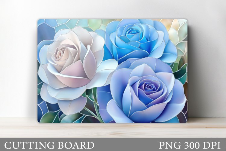 Roses Cutting Board Design. Flowers Cutting Board