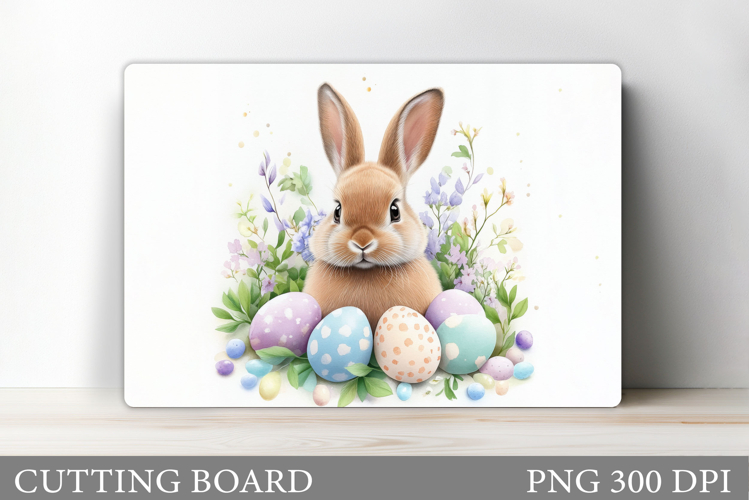 Easter Bunny Cutting Board. Easter Cutting Board Sublimation
