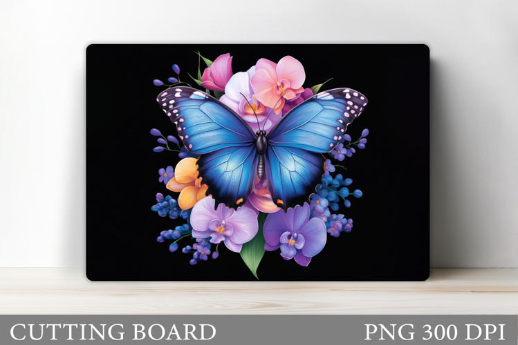 Butterfly Cutting Board Design. Butterfly Sublimation